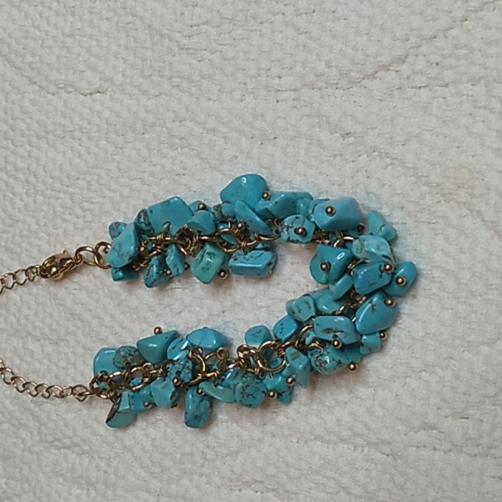 Turquoise bracelet gorgeous and one of a kind. - Picture 3 of 3